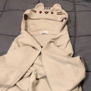Pusheen the Cat adult/large child sized hooded blanket/ robe